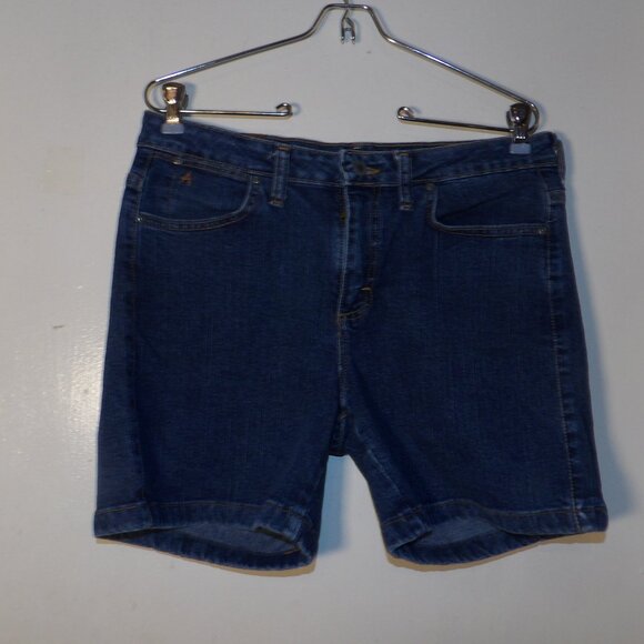 Aura From Wrangler High Rise Jean Shorts Sz 6R Avg - Picture 1 of 5